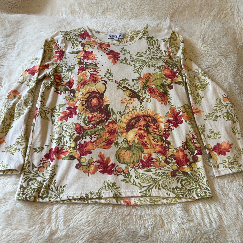 Vintage Liberty Lane Fall Harvest Graphic Shirt